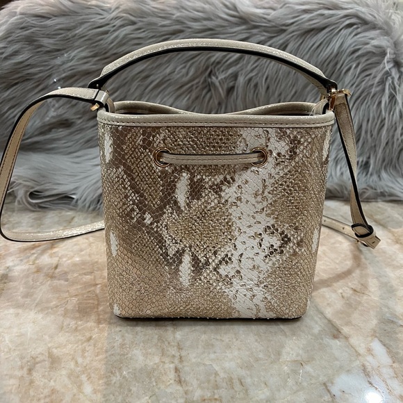 Michael Michael Kors SURI PYTHON CROSSBODY BAG - Picture 7 of 8